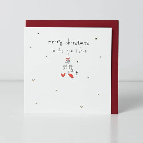 Merry Christmas To The One I Love Christmas Card