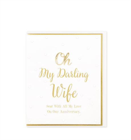 Heart Designs Wife Anniversary Card