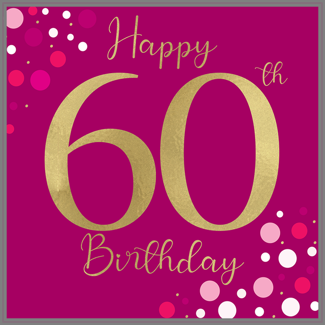 Rush 60th Birthday Card