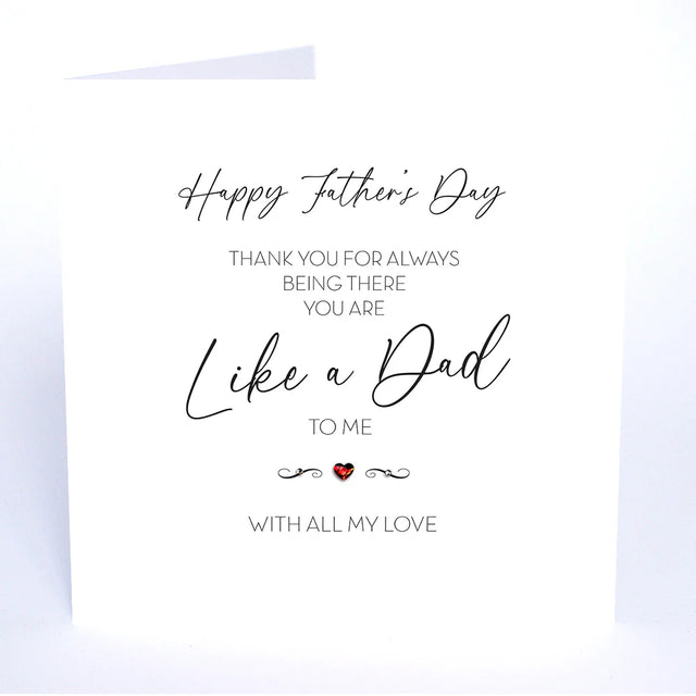 Like A Dad to Me Fathers Day Card