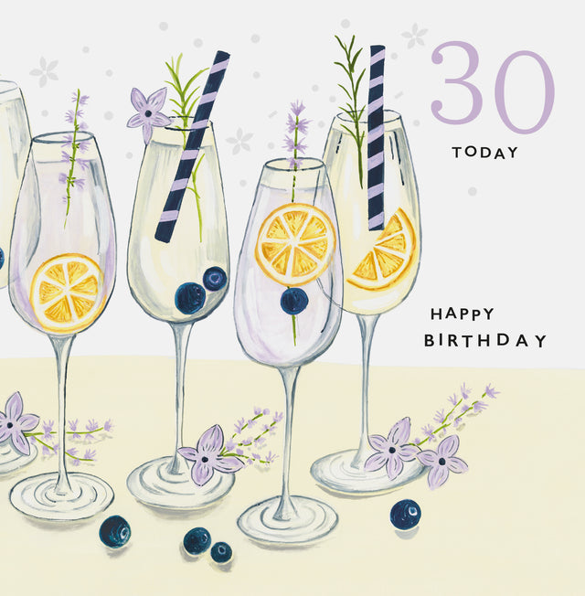 30 Today, Happy Birthday Card