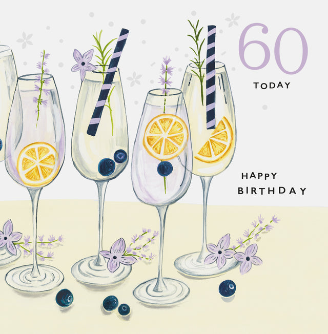 60 Today, Happy Birthday Card