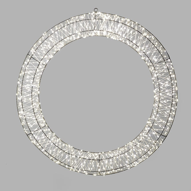 LED Flat Back Wreath - 60cm