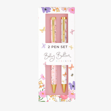 Belly Button Giftware 2 Pen Set - Meadow