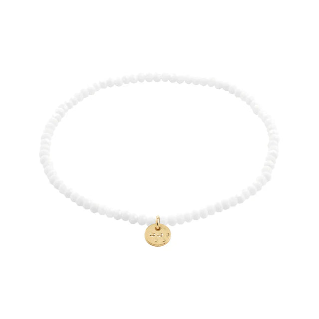 Pilgrim White Indie Bracelet