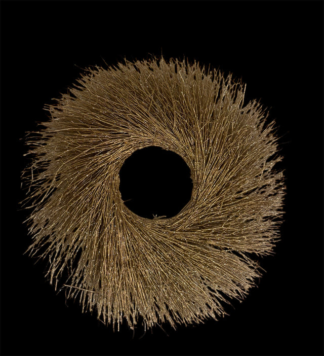 70cm Gold Birch Wreath