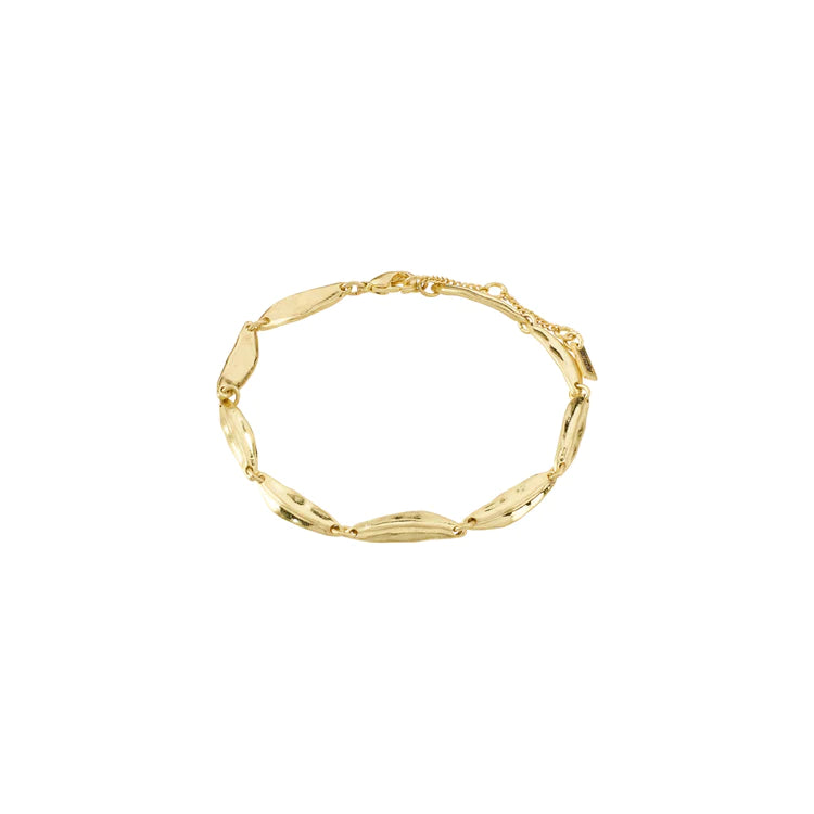 Pilgrim Echo Leaf Bracelet - Gold