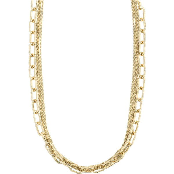 Pilgrim Pause Chain Necklace - Gold