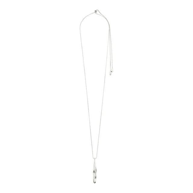Pilgrim Alberte Teardrop Pendant Necklace - Silver