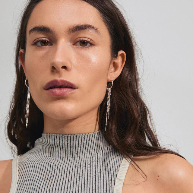 Pilgrim Connect Earrings - Silver