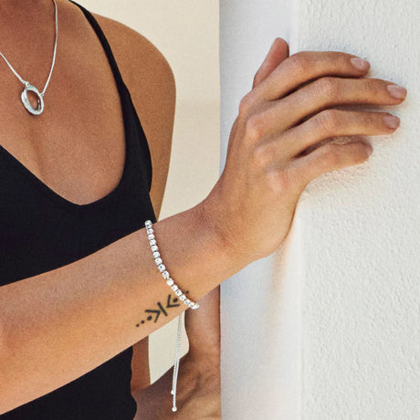 Pilgrim Lucia Crystal Bracelet - Silver