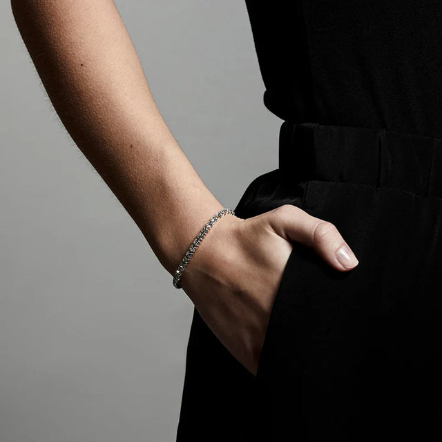 Pilgrim Lucia Crystal Bracelet - Silver