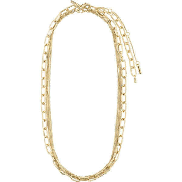 Pilgrim Pause Chain Necklace - Gold