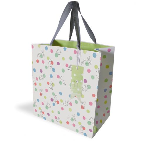 Polka Bunnies Gift Bag - Large