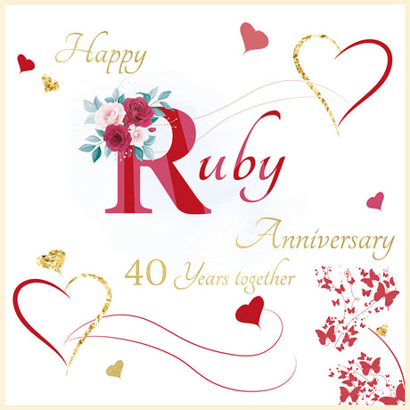 Rush Designs 40th Anniversary Card