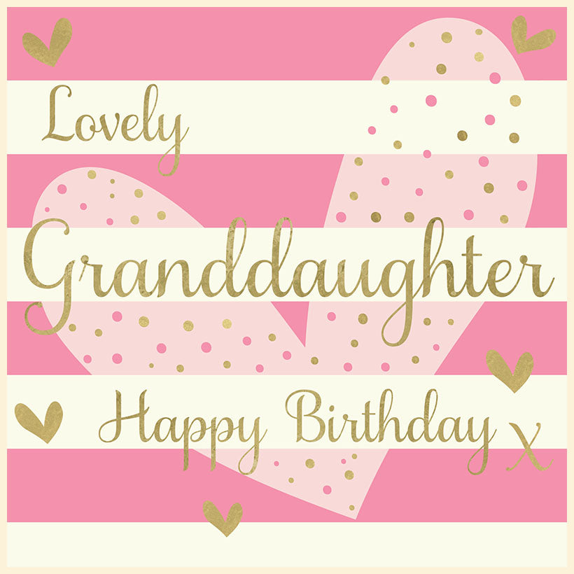 Rush Designs Granddaughter Card