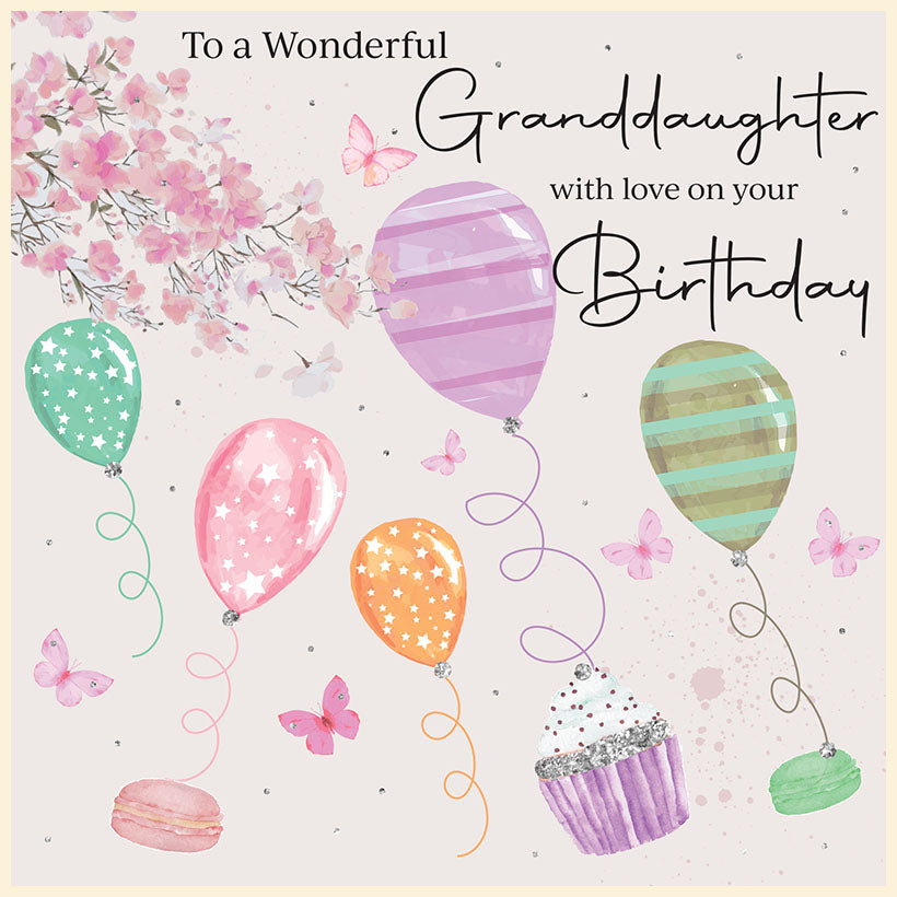 Rush Designs Granddaughter Birthday Card