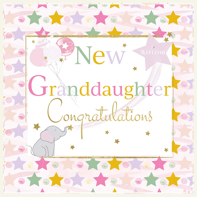 Rush Designs New Granddaughter Card