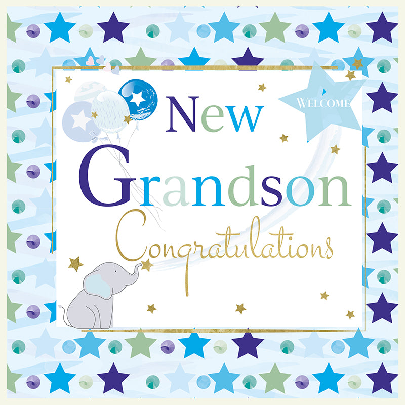 Rush Designs New Grandson Card