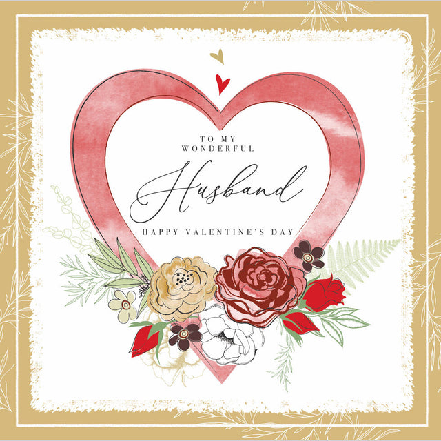 Large Husband Valentines Card