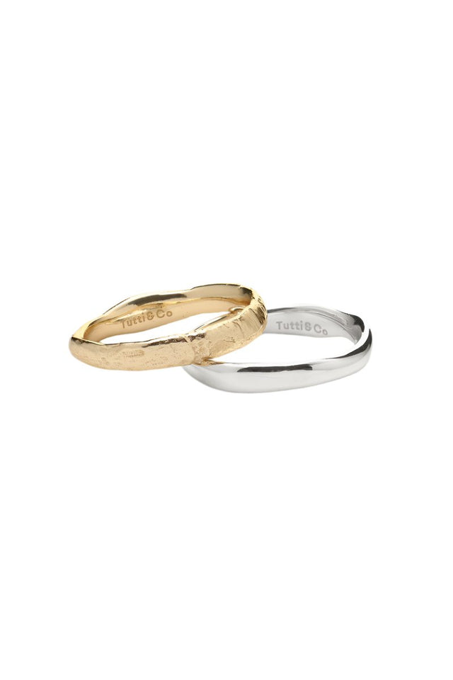 Tutti Juniper Rings - Silver/Gold