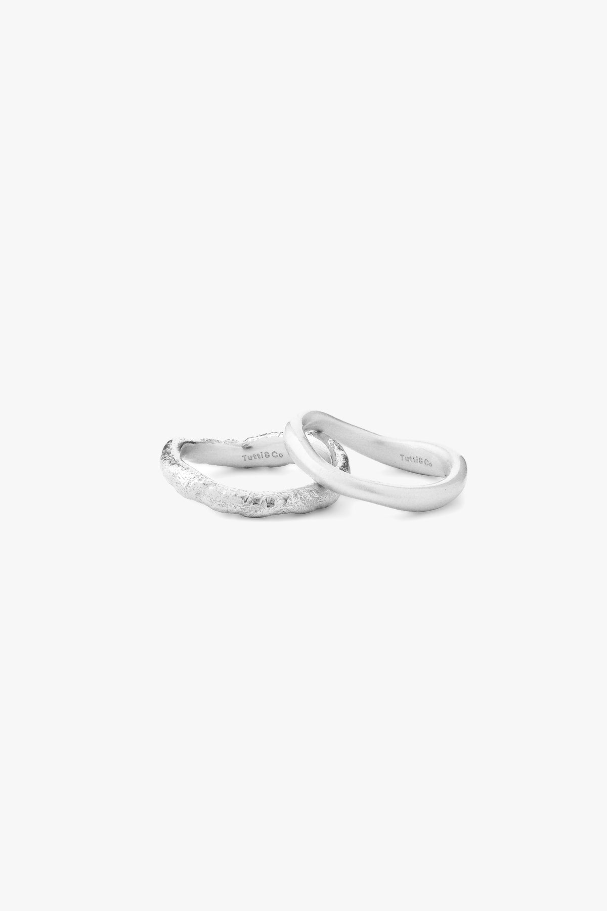 Tutti Wave Ring - Silver