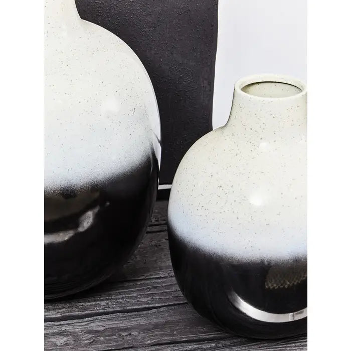 Ramus Black & White Ombre Vase - Small