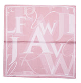 Pale Pink Silky Square Scarf