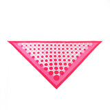Fuchsia Dotty Small Square Silky Scarf