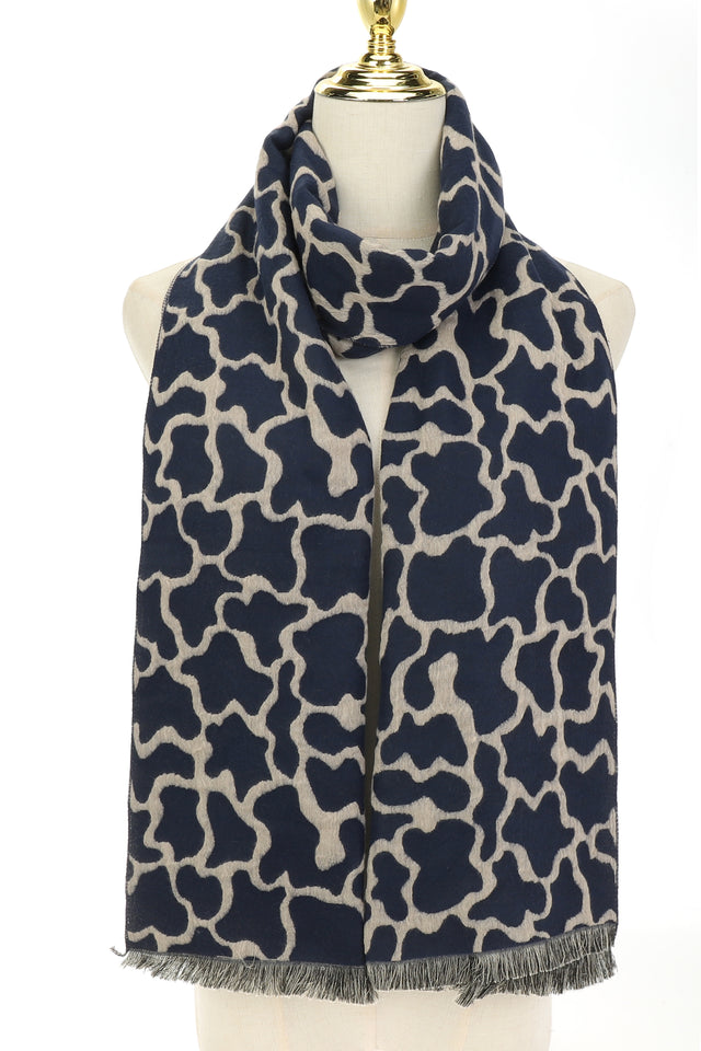 Blue Swirl Scarf