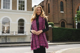Fuchsia with Coloured Fleck Scarf