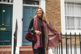 Burgundy Ombre Scarf
