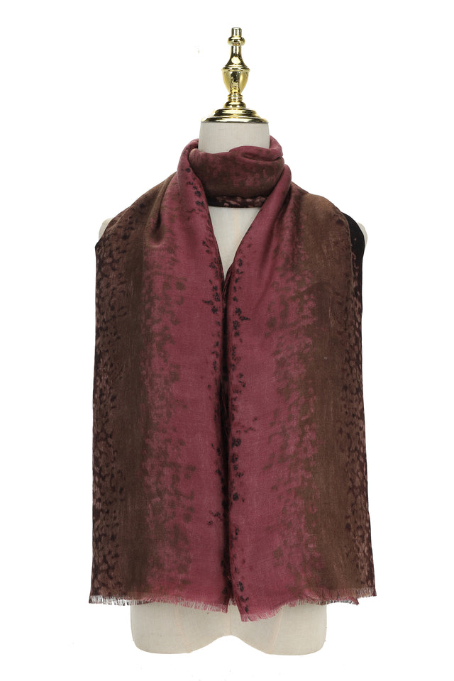 Burgundy Ombre Scarf