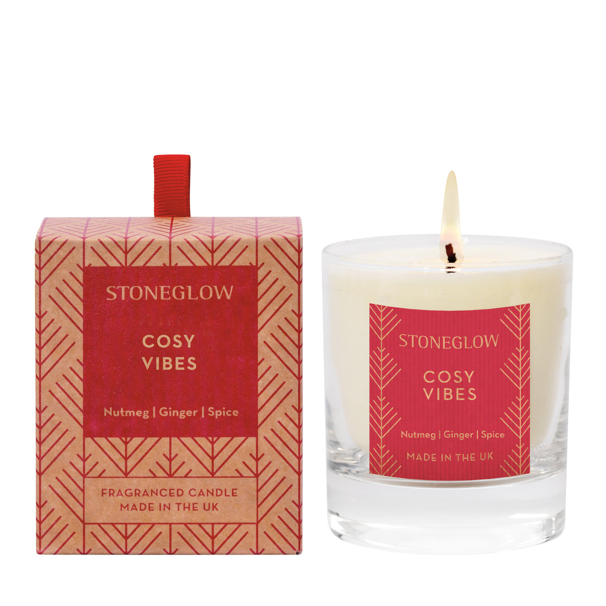 Stoneglow Seasonal Cosy Vibes Glass Candle