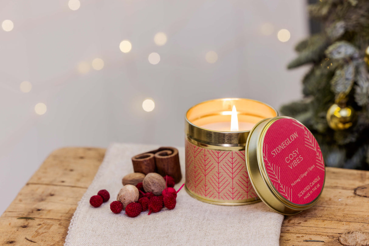 Stoneglow Seasonal Cosy Vibes Tin Candle