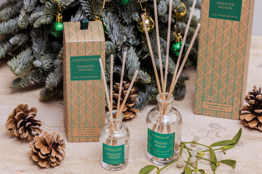 Stoneglow Seasonal Frosted Woods Reed Diffuser