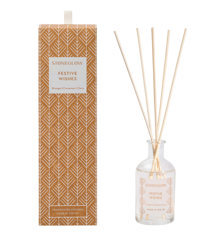 Stoneglow Seasonal Festive Wishes Reed Diffuser