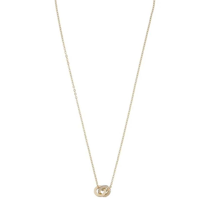 SNO Connected Pendant Necklace - Gold