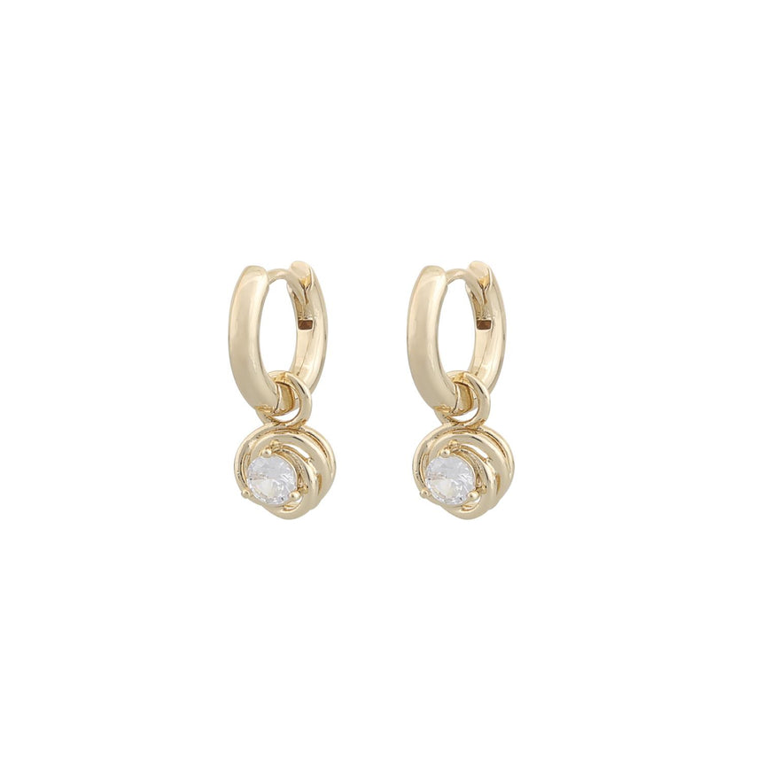 SNO Sevilla Pendant Earrings - Gold