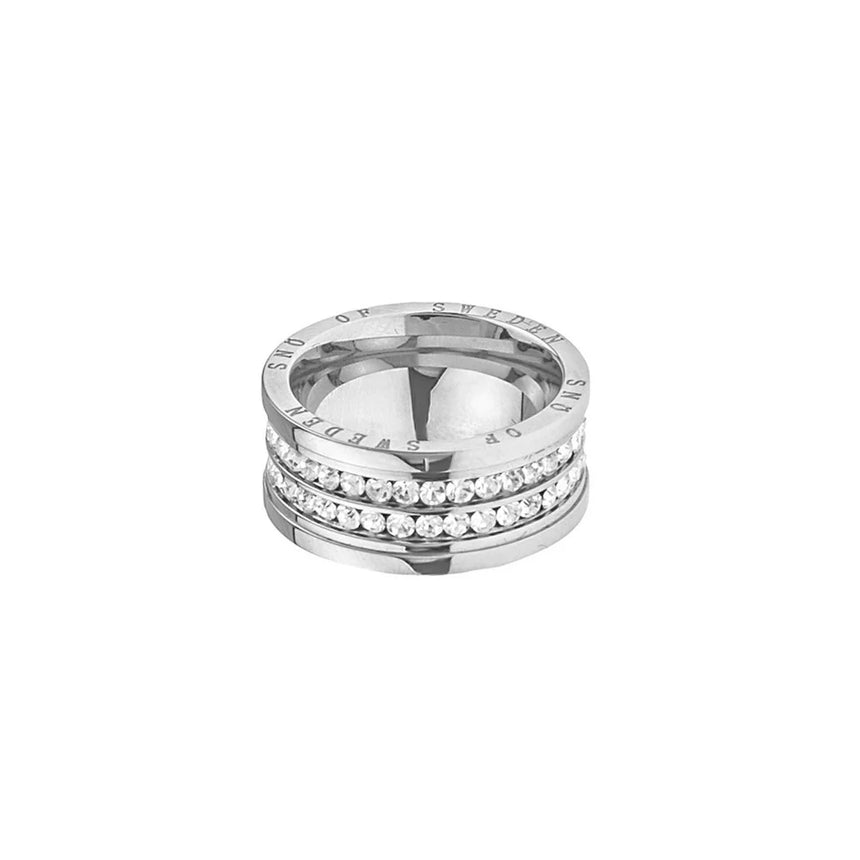 SNO Blizz Double Ring - Silver (Medium)