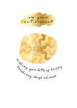 On Your Retirement Sunshine Card