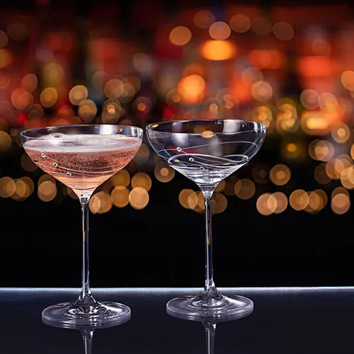 Dartington Glitz Cocktail Saucers X 2