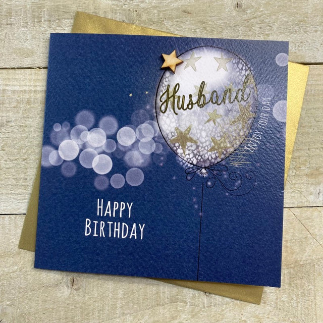 Husband Birthday Card - Balloon