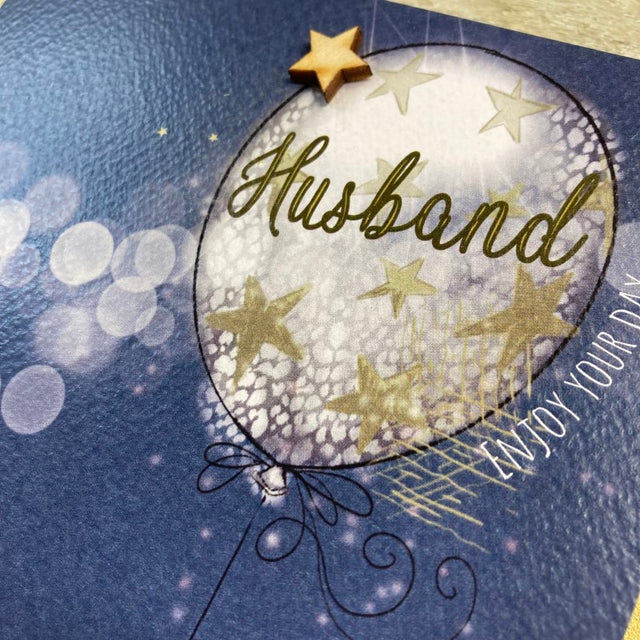 Husband Birthday Card - Balloon