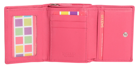 Saddler Carla Multi-Section Purse - Fuschia