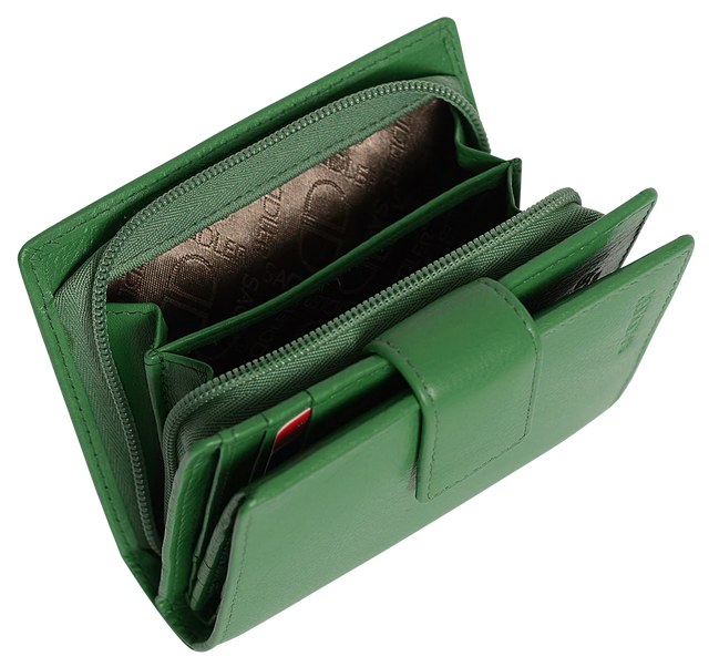 Saddler Emily Leather Mid-size Purse  - Green