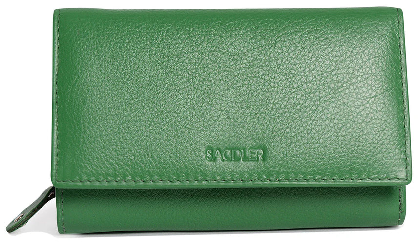 Saddler Eleanor Trifold Purse - Green