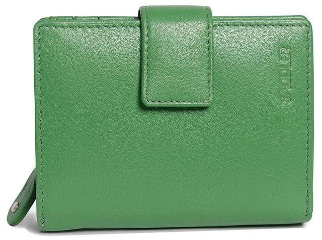 Saddler Emily Leather Mid-size Purse  - Green