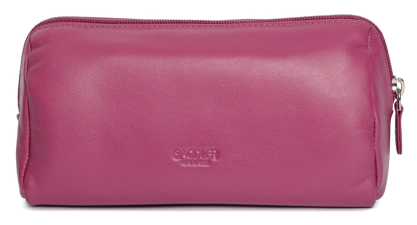 Saddler Megan Makeup Bag - Magenta