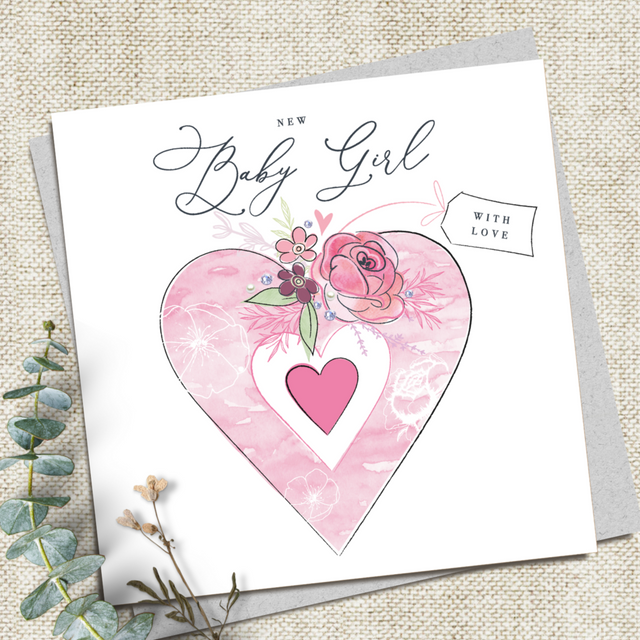 New Baby Girl Card